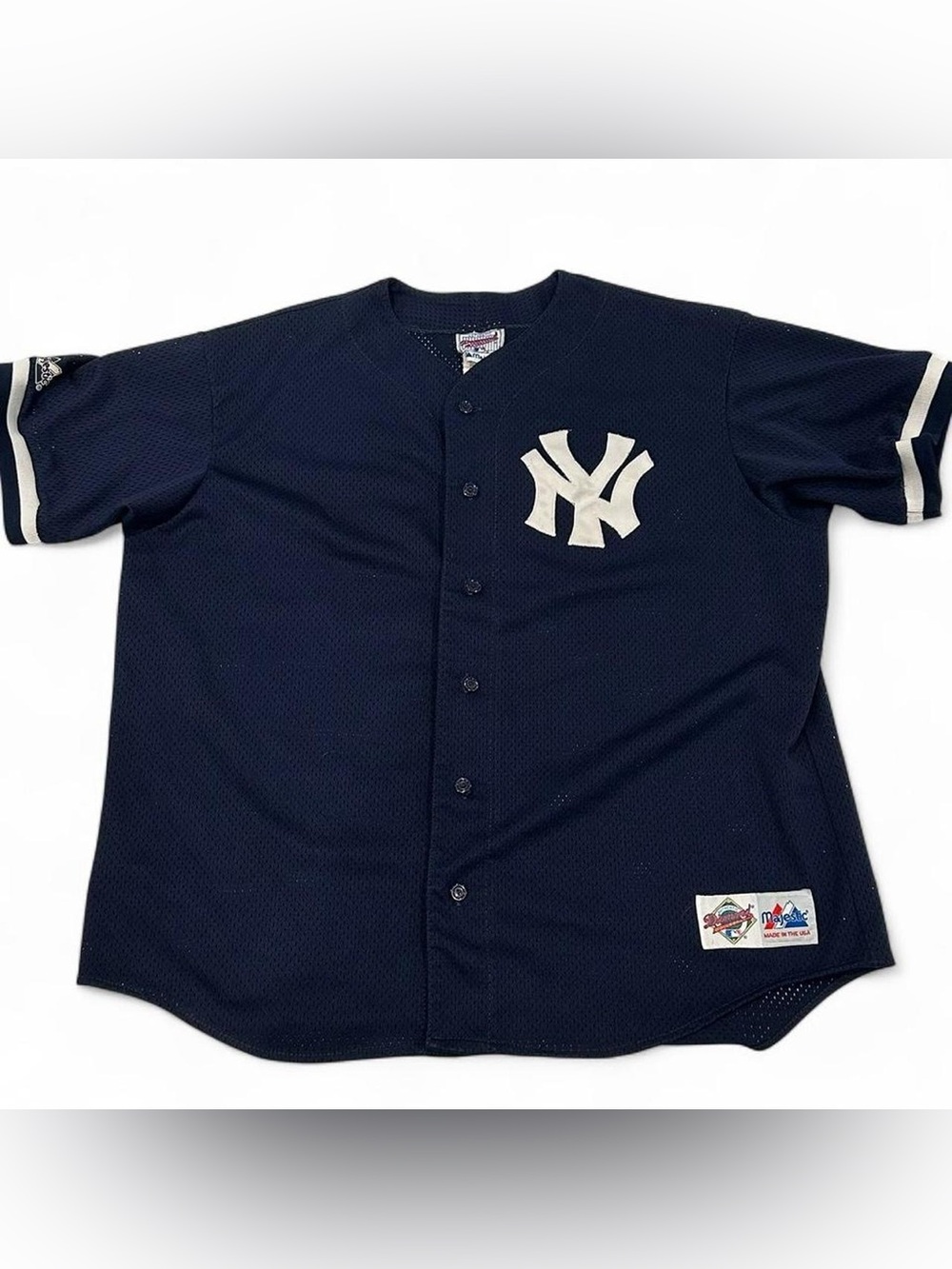Vintage Majestic Diamond Collection NY Yankees Mesh Jersey Mens XL USA Made 90’s
